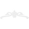 Ekena Millwork Pitch Florence Architectural Grade PVC Gable Pediment, 36"W x 12"H x 1"P (8/12) GPP036X012X100FLO - alternate 3